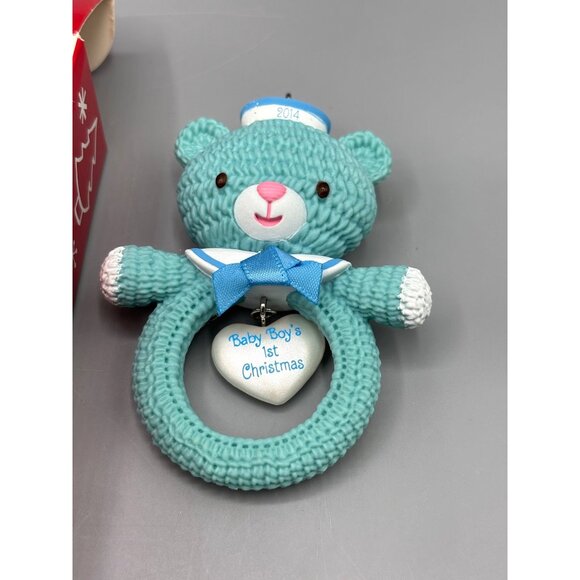 Hallmark Keepsake Baby Boys First Christmas 2014 Ornament - Picture 2 of 3